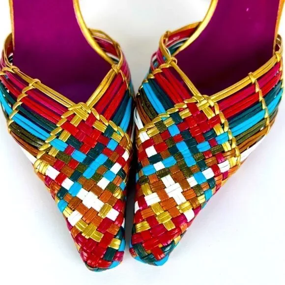 Mikäla Shoes Heels Slides Leather - Picture 3 of 9